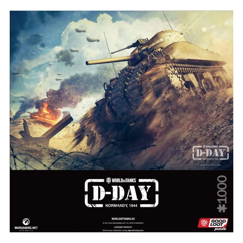 World of Tanks puzzle Gaming D-Day (1000 pieces) Good Loot