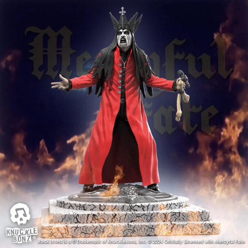 Mercyful Fate statuette Rock Iconz King Diamond III (Red Version) 22 cm