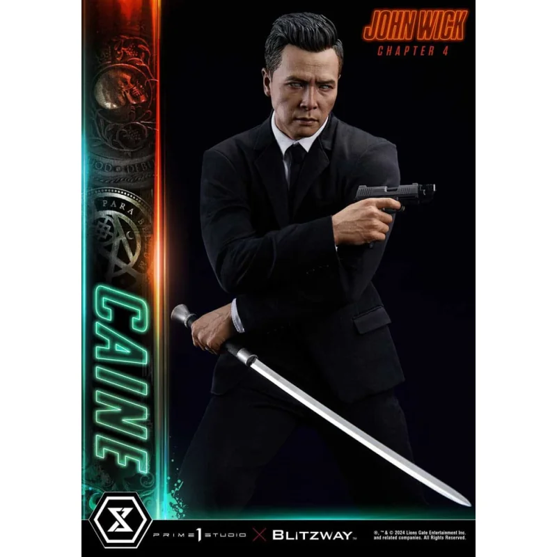 John Wick Chapter 4 statuette Ultimate Premium Masterline Series 1/4 John Wick: Chapter 4 Caine 48 cm