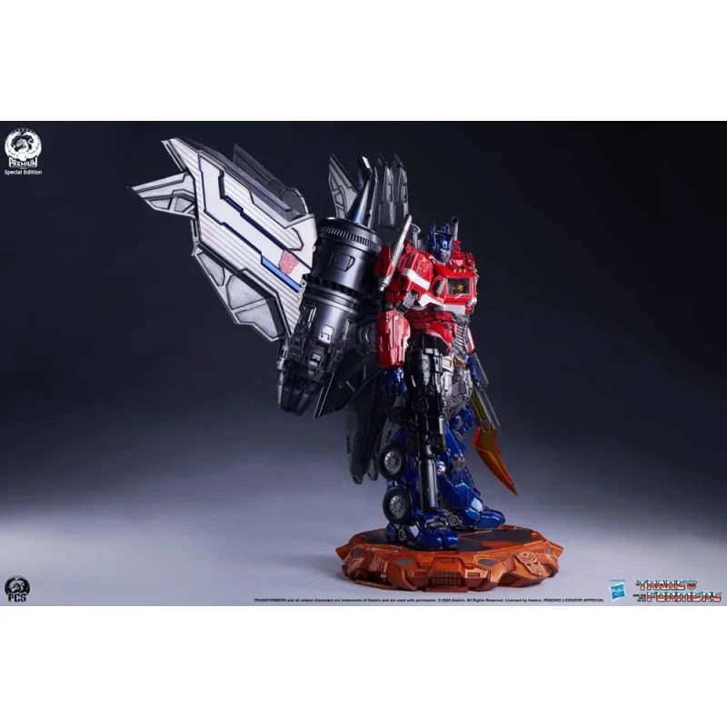 Transformers statuette Museum Scale Optimus Prime Jet Convoy Edition 87 cm