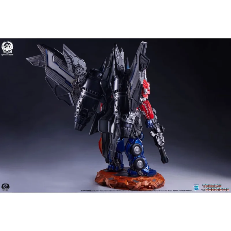 Transformers statuette Museum Scale Optimus Prime Jet Convoy Edition 87 cm