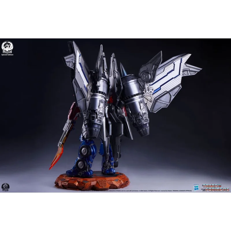 Transformers statuette Museum Scale Optimus Prime Jet Convoy Edition 87 cm