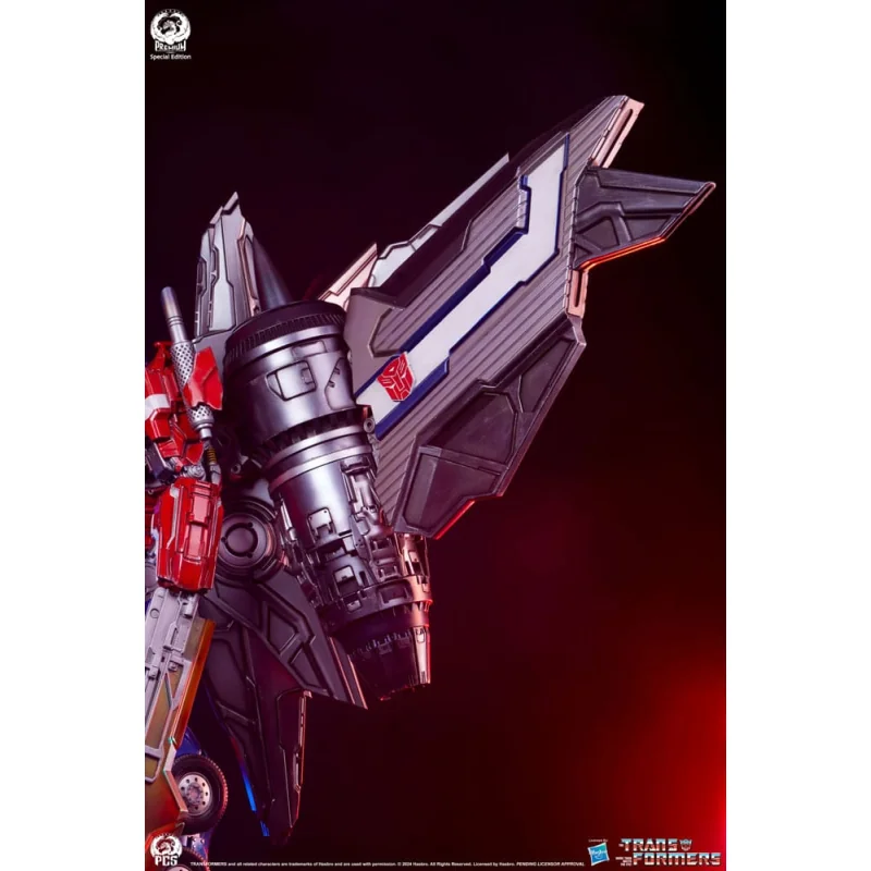 Transformers statuette Museum Scale Optimus Prime Jet Convoy Edition 87 cm