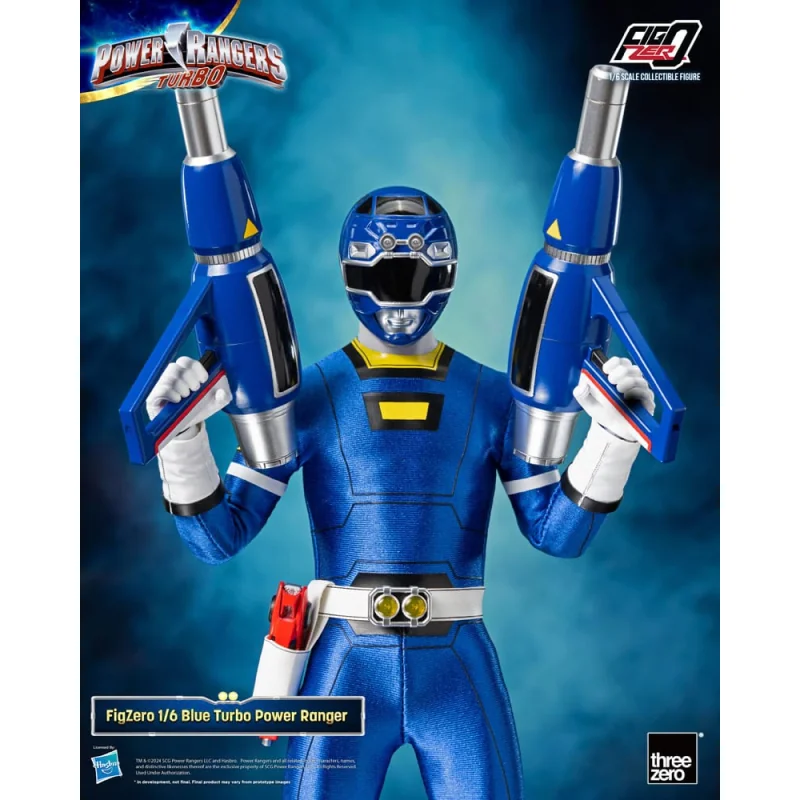 Power Rangers Turbo Figure FigZero 1/6 Blue Turbo Power Ranger 30 cm ThreeA Toys