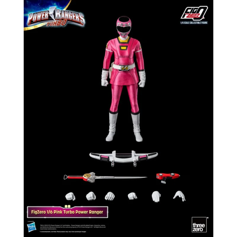 Power Rangers Turbo Figure FigZero 1/6 Pink Turbo Power Ranger 30 cm Figurines