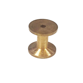 Boat Hardware Winch Pulley 11x11mm Brass (1pc) 