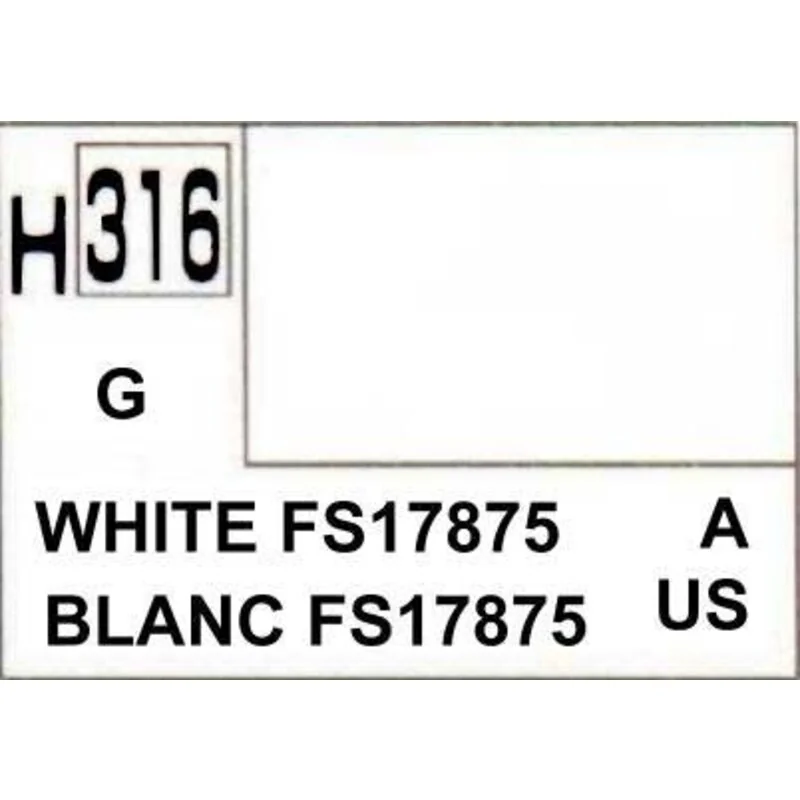 H316 White FS17875 