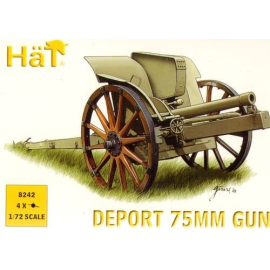 WWI Italian 75mm Deport Gun Historical figures