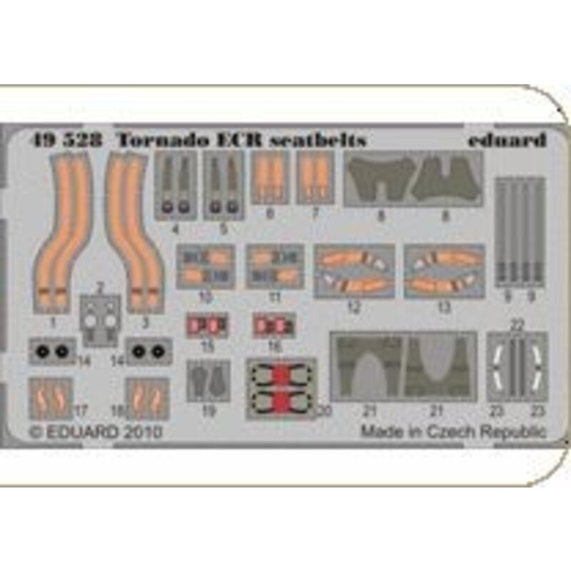 Tornado ECR seatbelts (designed to be used with model kits from Hobby Boss)