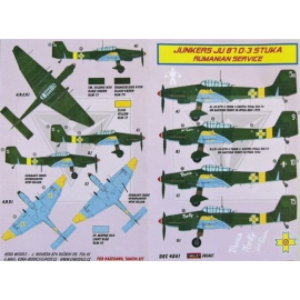 Decals Junkers Ju 87D-3 Stuka (Romanian Service) 