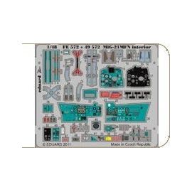 Mikoyan MiG-21MFN interior (self adhesive) (designed to be assembled with model kits from Eduard)