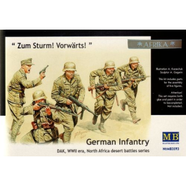 German (WWII) Infantry, DAK WWII, North Africa desert battles series Figures