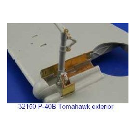 Curtiss P-40B Tomahawk exterior (designed to be assembled with model kits from Trumpeter) 