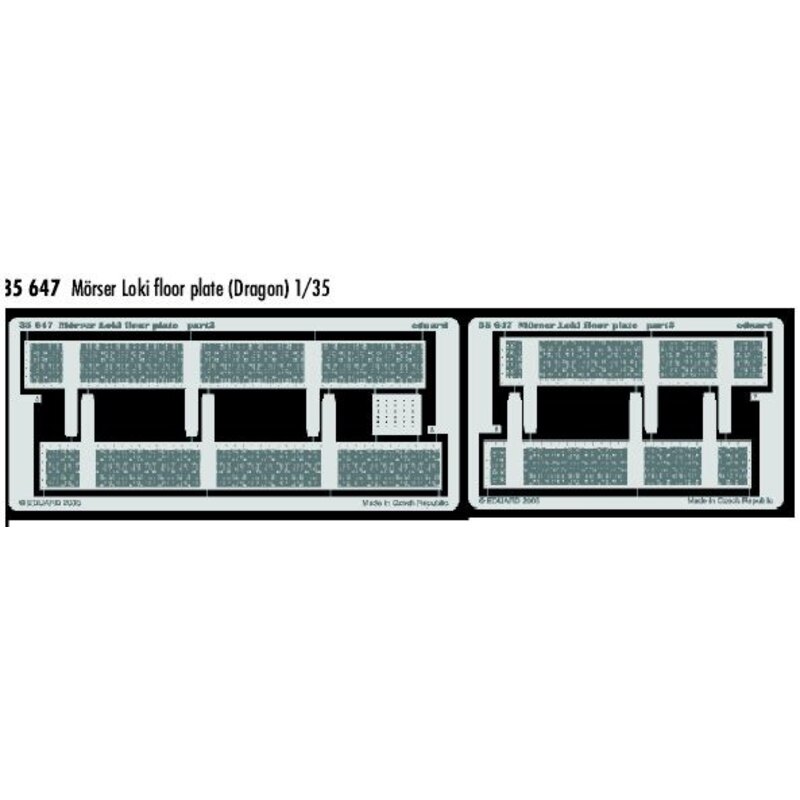 Morser Loki floor plate (designed to be assembled with model kits from Dragon)