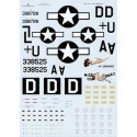 Boeing B-17G Flying Fortress (2) 43-338728 +U 851 BS/490 BG ′ 5 with Breakfast′; 43-338525 LD-A D in square ′Miss Conduct′. Both