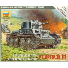 German 38t Tank Military model kit