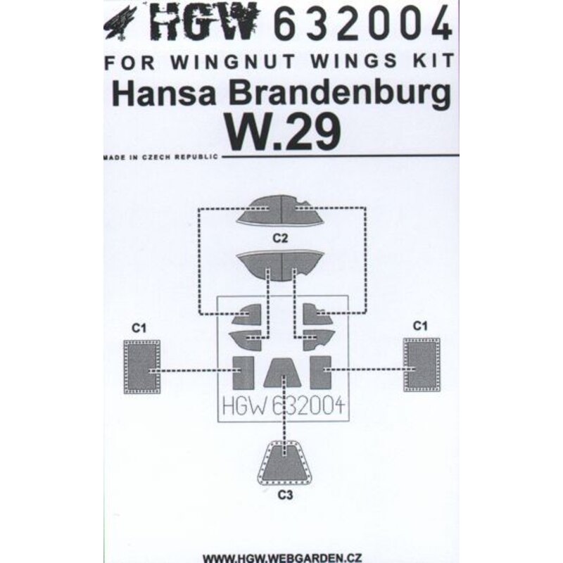 Hansa Brandenburg W.29 (for Wingnut Wings kits)