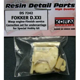 Fokker D.XXI Undercarriage set Wasp engine (for Special Hobby kits)