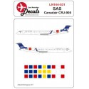 Canadair CRJ-900 SAS Includes 12 registrations and names. Bonus Norwegian and Swedish registrations for SAS A330 and A340 fleet.