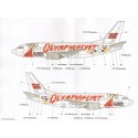 Boeing 737-500 BRATHENS SAFE LN-BRJ winter Olympic Games three special ´Olympiaflyet liveries