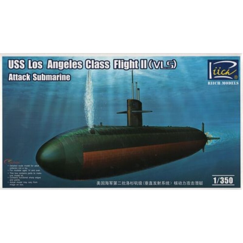 USS Los Angeles Class Flight II (VLS) Attack Submarine