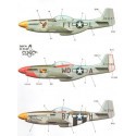 P-51D Mustang Part 3 (3) 44-63607 FT-L 354th FG Lt.Col.Glenn T. Eagleston yellow nose; 44-72308 WD-A 4th FG Maj Peirce W.McKinno