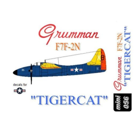 Grumman F7F-2N 'TIGERCAT' Model kit