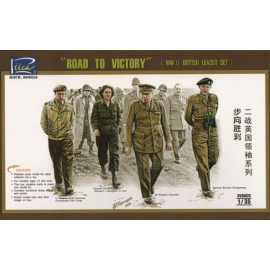 WWII British Leader set (ROAD TO VICTORY) Includes Montgomery Winston Churchill Lt Gen Brian Horrocks and Pamela Churchill (Wins