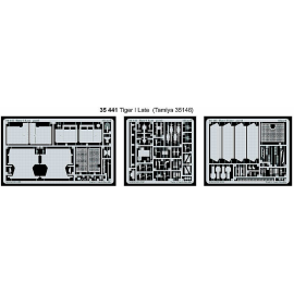 Pz.Kpfw.VI Tiger I Late (designed to be assembled with model kits from Tamiya kit TA35146) Superdetail kits for military 