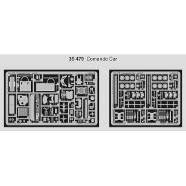 Commando car (designed to be assembled with model kits from Italeri)