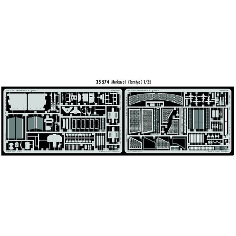 Merkava I (designed to be assembled with model kits from Tamiya TA35127)