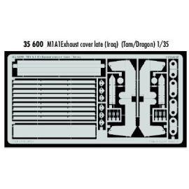 M1A1 exhaust cover late Iraq (designed to be assembled with model kits from Dragon and Tamiya) 