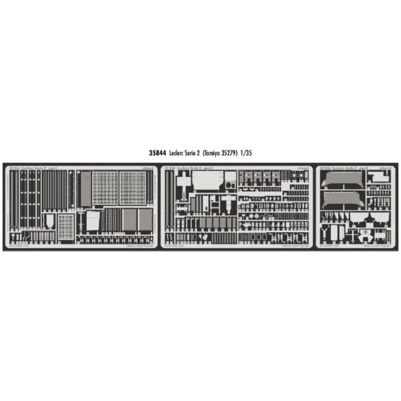 Leclerc series 2 (designed to be assembled with model kits from Tamiya TA35279)