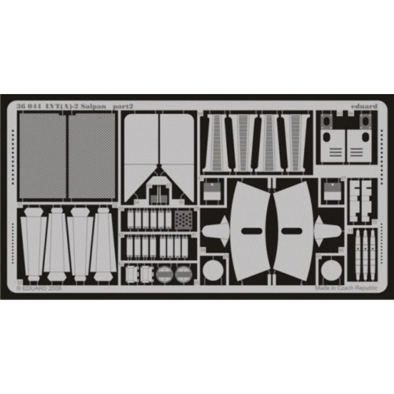 LVT(A)-2 Saipan (designed to be assembled with model kits from Italeri)