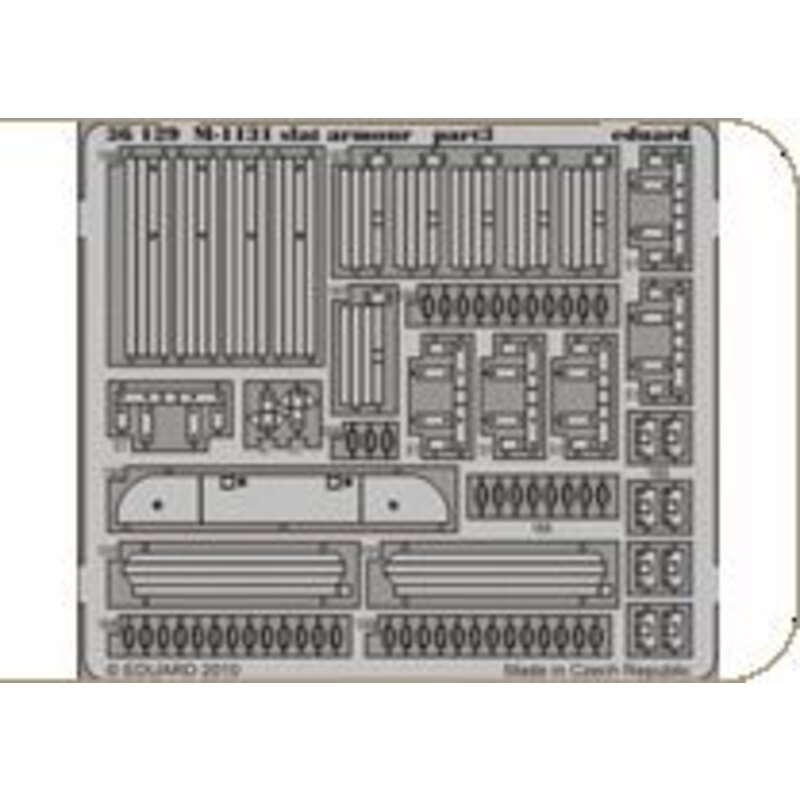 M1131 slat armour (designed to be assembled with model kits from Trumpeter)