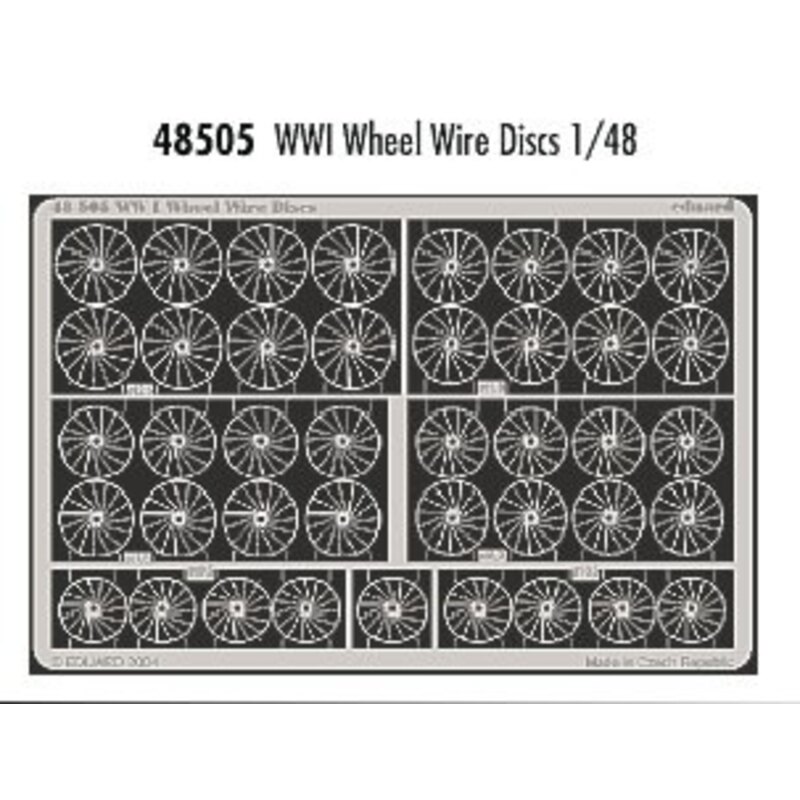 WWI wheel wire discs