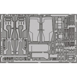 Lockheed Martin F-16C /N Block 30/32 undercarriage PRE-PAINTED IN COLOUR! (designed to be used to be used with Tamiya) Superdeta