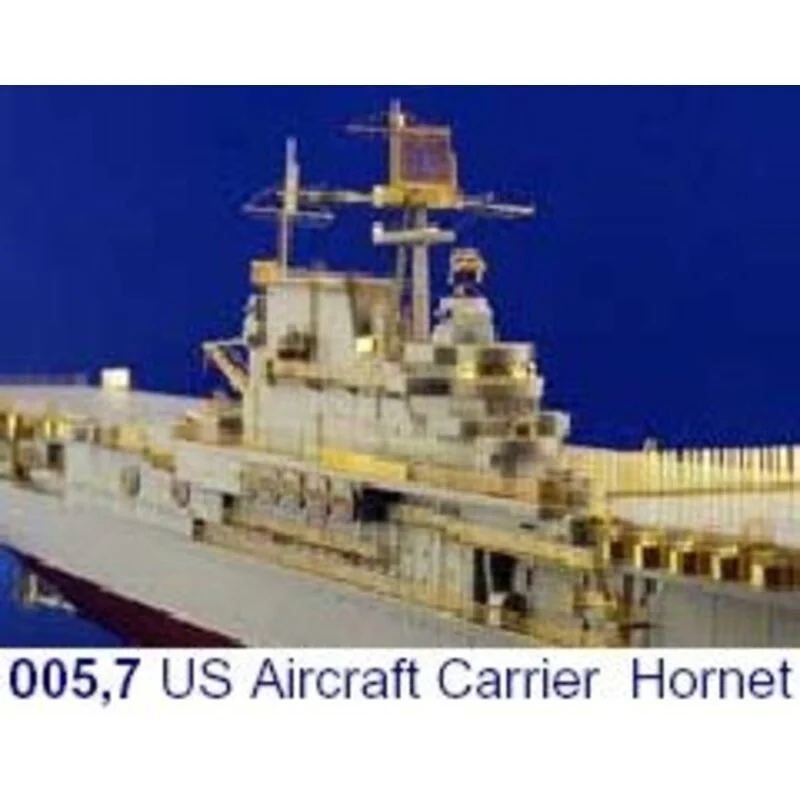 US Aircraft Carrier Hornet (designed to be assembled with model kits from Trumpeter)