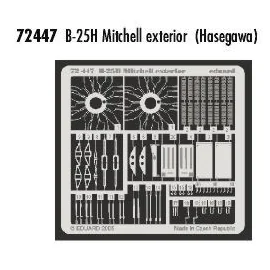 North American B-25H Mitchell exterior (designed to be assembled with model kits from Hasegawa)