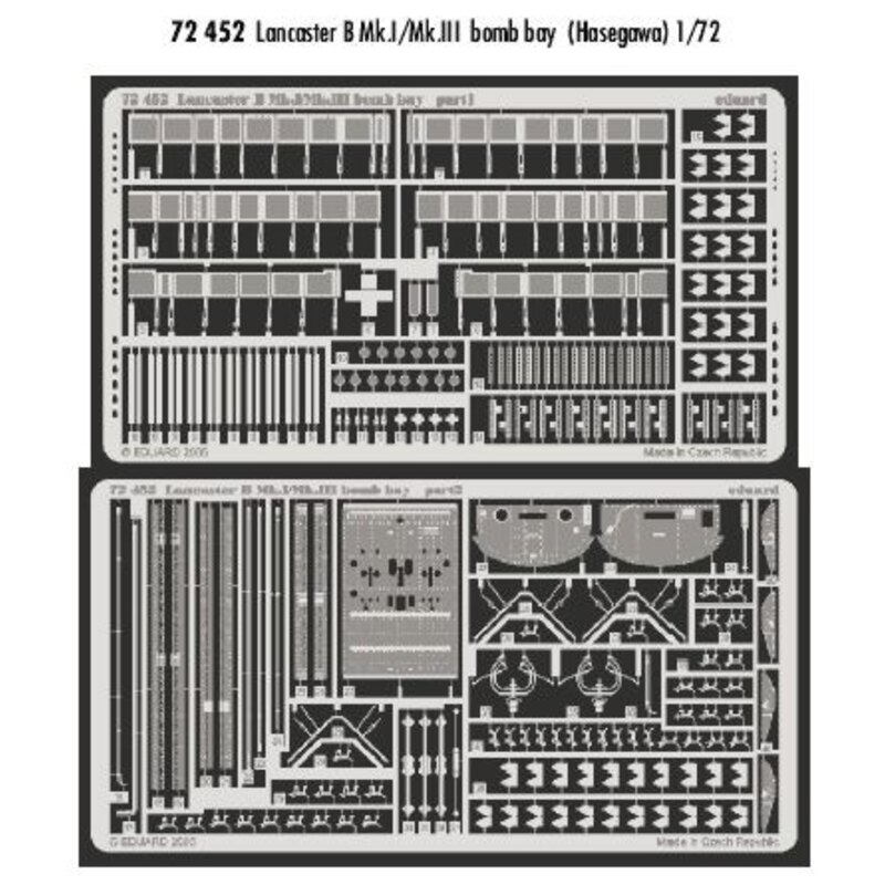 Avro Lancaster Mk.I/III Bomb bay (designed to be assembled with model kits from Hasegawa)