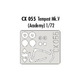 Hawker Tempest Mk.V (designed to be assembled with model kits from Academy) (made from yellow Kabuki tape produced in Japan)