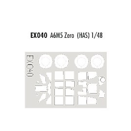 Mitsubishi A6M5 Zero canopy and wheels (designed to be assembled with model kits from Hasegawa) (made from yellow Kabuki tape pr