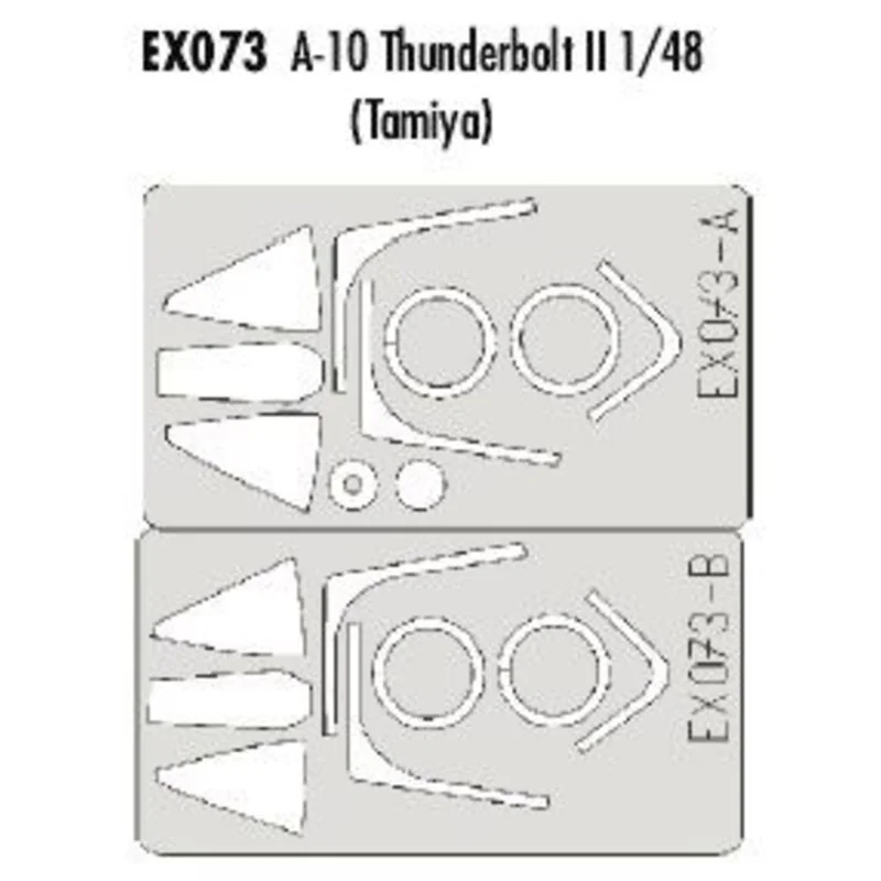 Fairchild A-10 Thunderbolt canopy and wheels (designed to be assembled with model kits from Tamiya) (made from yellow Kabuki tap