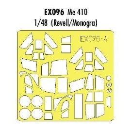 Messerschmitt Me 410 (designed to be assembled with model kits from Monogram and Revell) (made from yellow Kabuki tape produced 