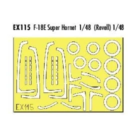 McDonnell Douglas F/A-18E Super Hornet (designed to be assembled with model kits from Revell) (made from yellow Kabuki tape prod