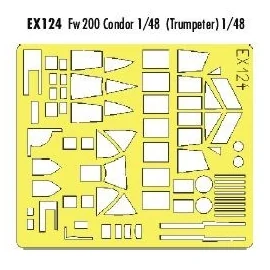 Focke Wulf Fw 200 Condor (designed to be assembled with model kits from Trumpeter) (made from yellow Kabuki tape produced in Jap