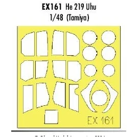 Heinkel He 219 UHU (designed to be assembled with model kits from Tamiya) (made from yellow Kabuki tape produced in Japan)