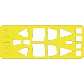 Nakajima Ki-43 II Oscar (designed to be assembled with model kits from Hasegawa) (made from yellow Kabuki tape produced in Japan