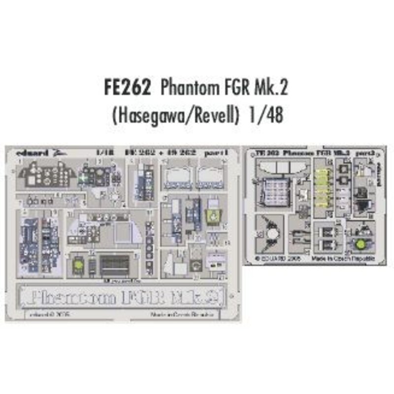 Phantom FGR.2 RAF PRE-PAINTED IN COLOUR! (designed to be assembled with model kits from Hasegawa HAP16 and Revell) This Zoom set