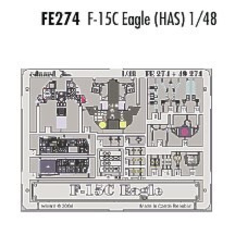 McDonnell Douglas F-15C Eagle PRE-PAINTED IN COLOUR! (designed to be assembled with model kits from Hasegawa) This Zoom set is a